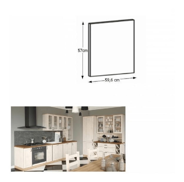 Dvířka na myčku nádobí 59,6X57 Regnar