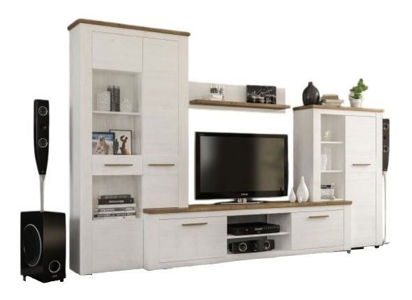 Obývací stěna Mountain (borovice Andersen + dub April)