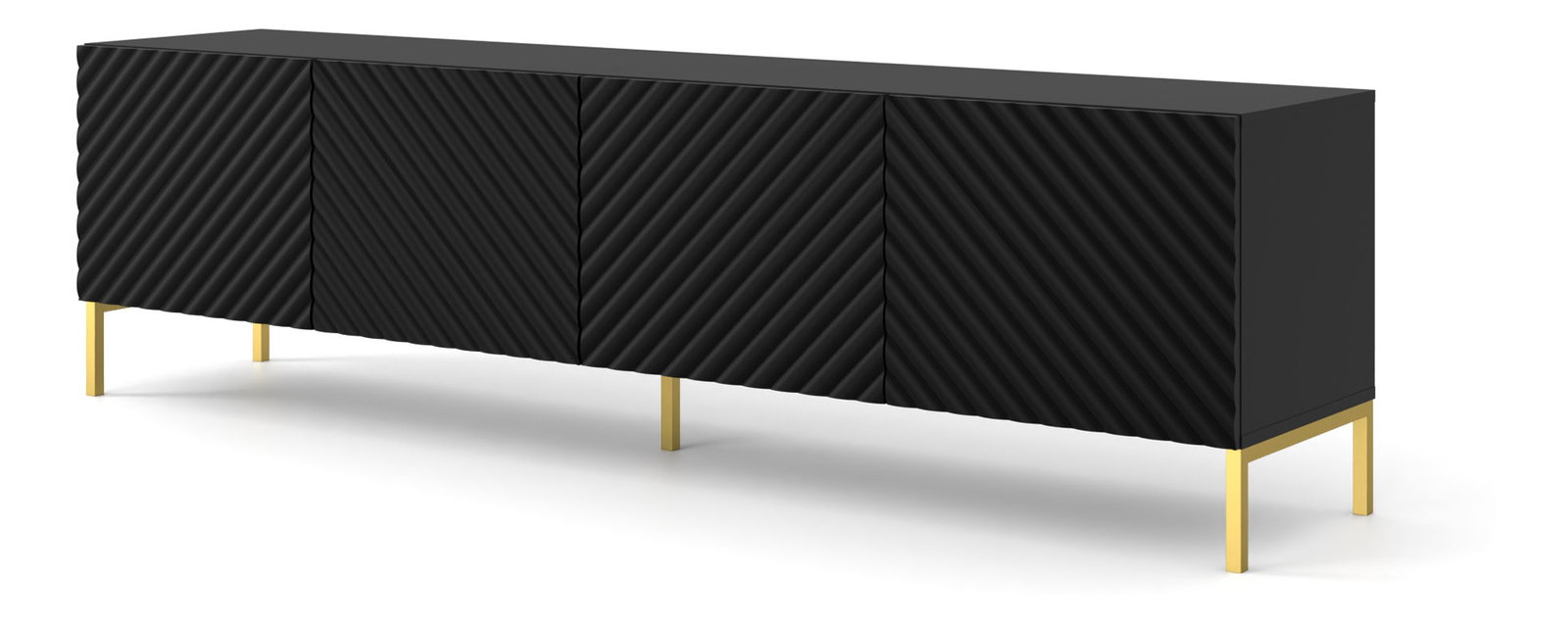 TV stolek Surfy 4D (černá)