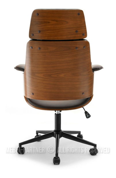 Křeslo Clementine (ořech + černá)