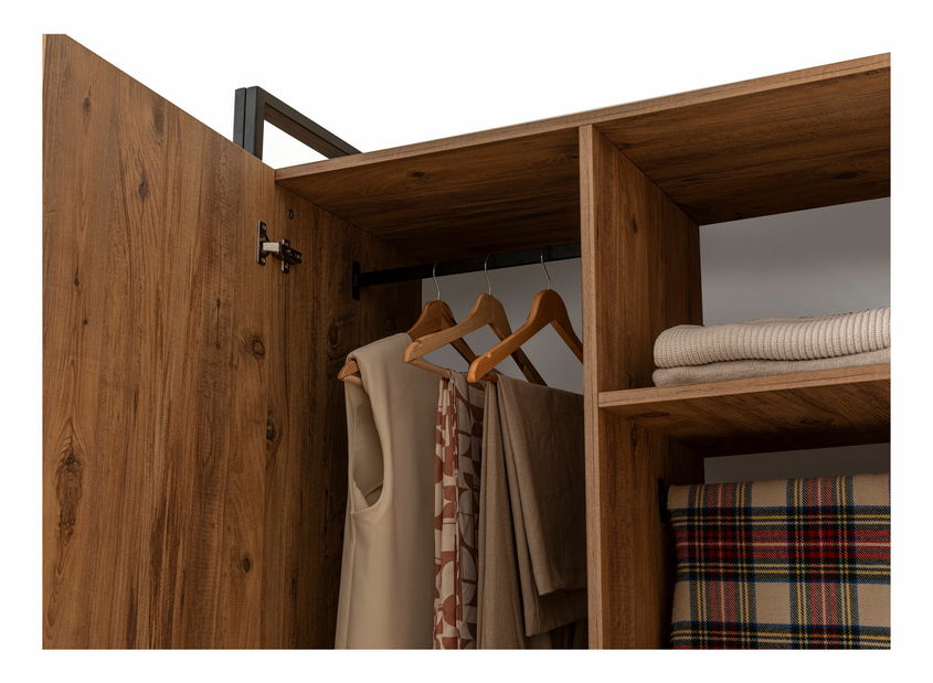 Šatní skříň David 07 (atlantická borovice)