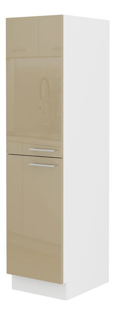Dolní kuchyňská skříňka na koš Lavera 30 DK 162 CARGO 1F BB (bílá + lesk cappucino)