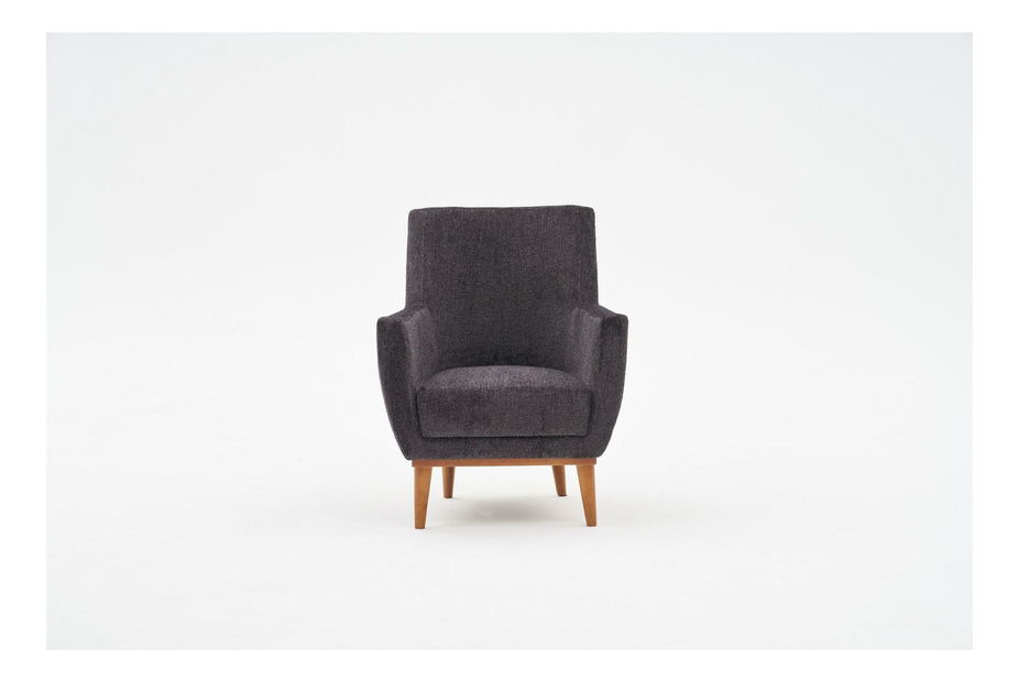 Křeslo Goncoletta (antracit + ořech)