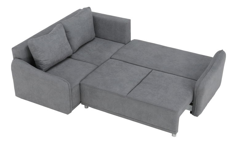 Rohová sedací souprava Lena (šedá) (L)