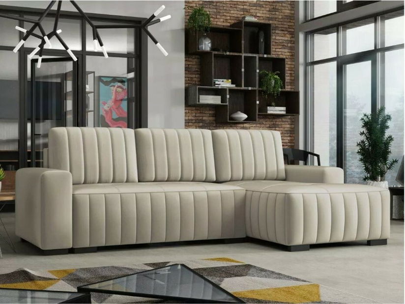 Rohová rozkládací sedačka s úložným prostorem Salvatore (Manila 2) (L)