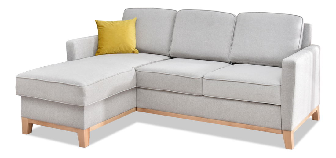 Rohová sedačka Biblioteca (šedá)