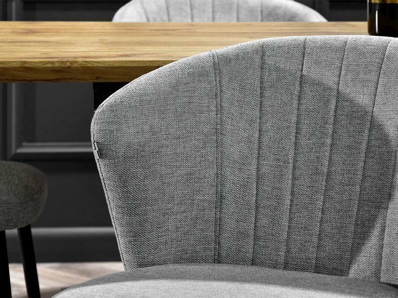 Židle Zane (šedá + černá)