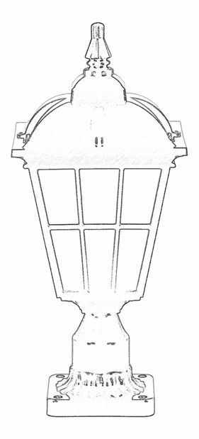 Venkovní nástěnné svítidlo Biden (černá + bílá)