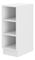 Dolní kuchynský regál Lavera 30 D OTW BB (bílá)