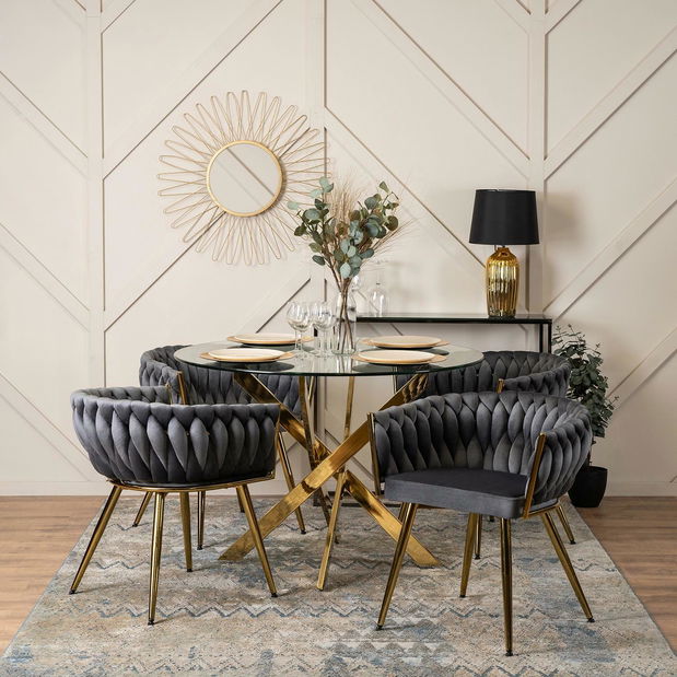 Jídelní židle Cayendo (šedá)