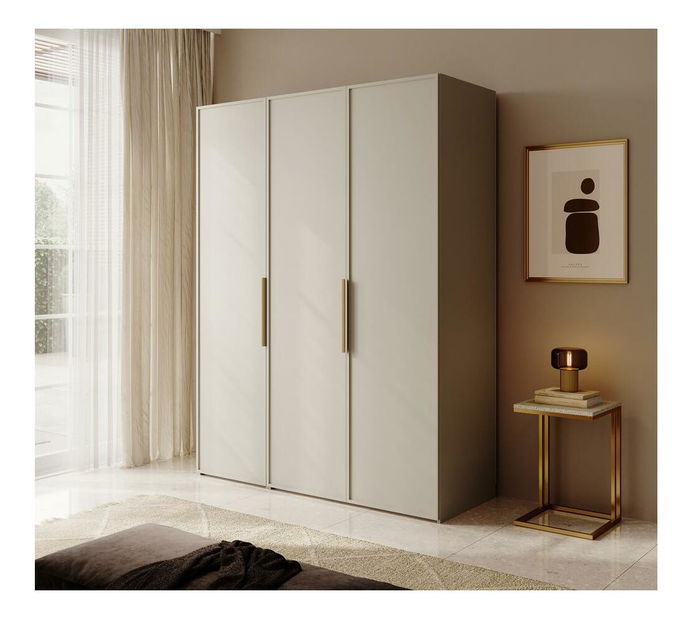 Šatní skříň Forry VII (sivobéžová)