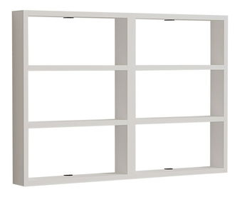 Závěsná police Hexandes (bílá)