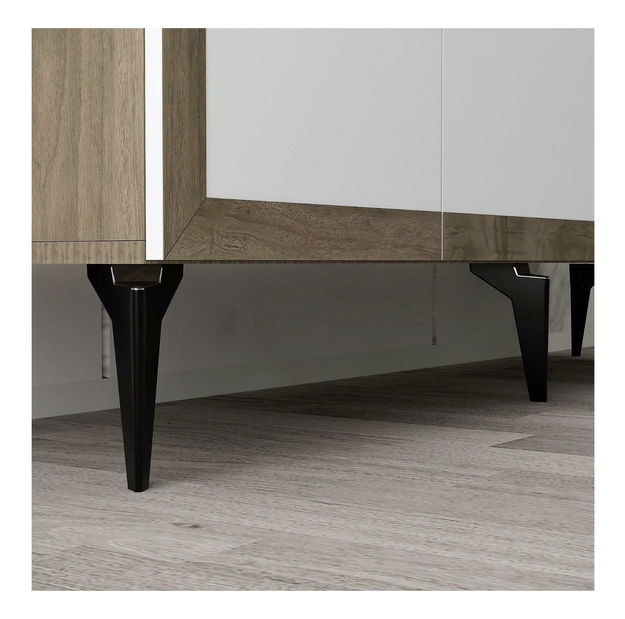 Skříňka Sotema 1 (ořech + bílá)