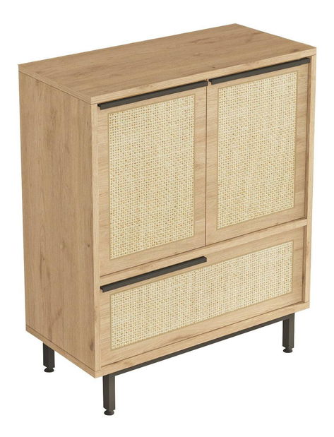 Skříňka na boty Otto 8 (ořech + dub)