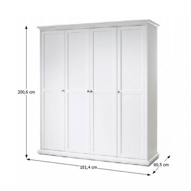 Šatní skříň Phung 4D 75354