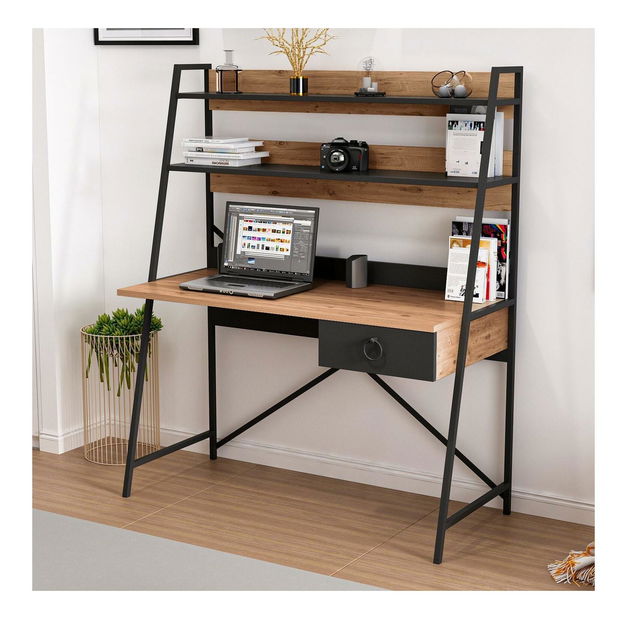 PC stolek Kavesa (dub + černá)