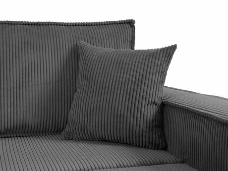 Rozkládací pohovka Stosono (šedá) (s úl. prostorem)