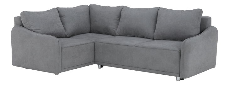 Rohová sedací souprava Lena (šedá) (L)