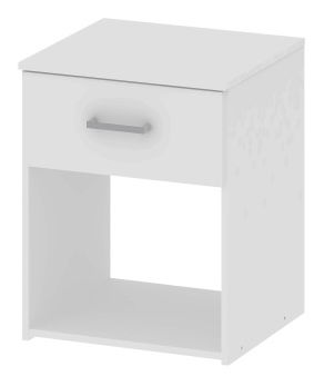 Noční stolek Garbo biela