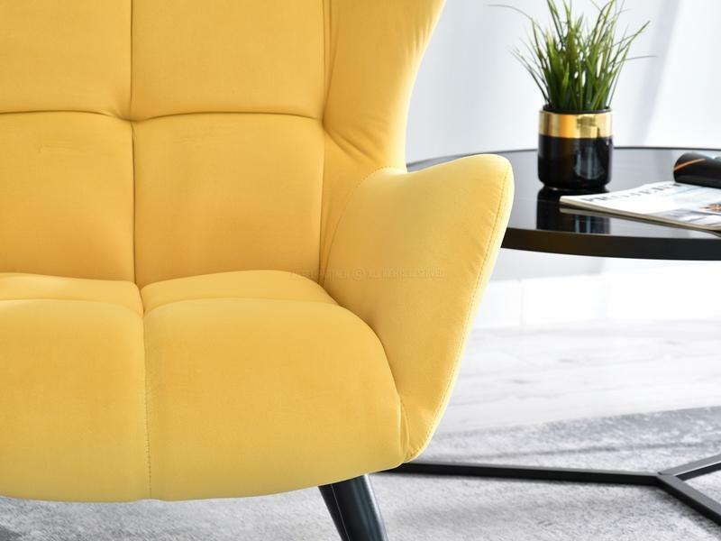 Křeslo Kikino (žlutá + černá)