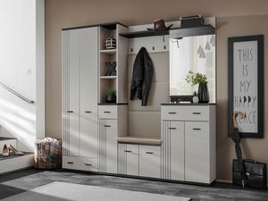 Předsíň Hagon HG 8+P (kašmír + černá) (s podsedákem)