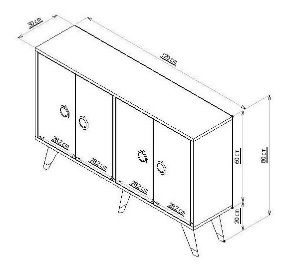 Konzolový stolek Davuba 2 (antracit)