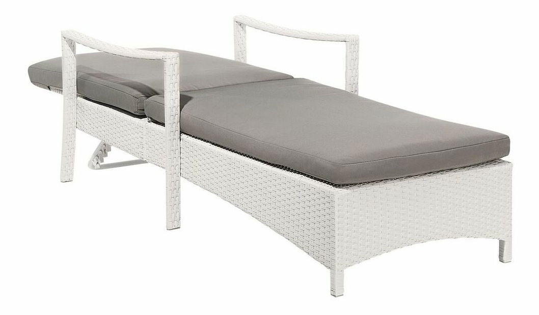 Zahradní lehátko Varo (bílá)