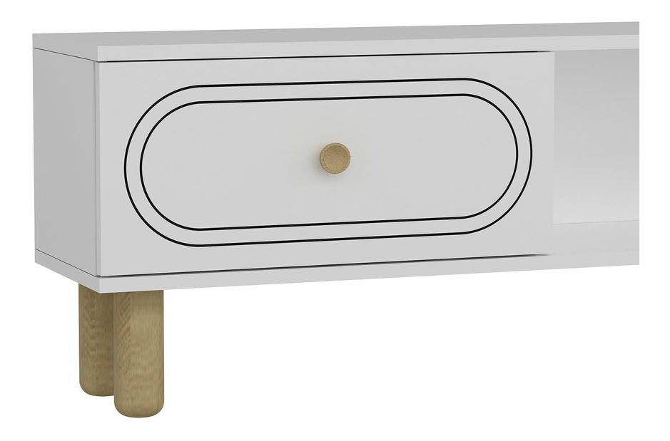 Obývací stěna Polena (antracit + zlatá)