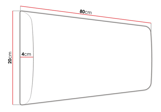 Čalouněný nástěnný panel Pazara 80x20 (manila 32)