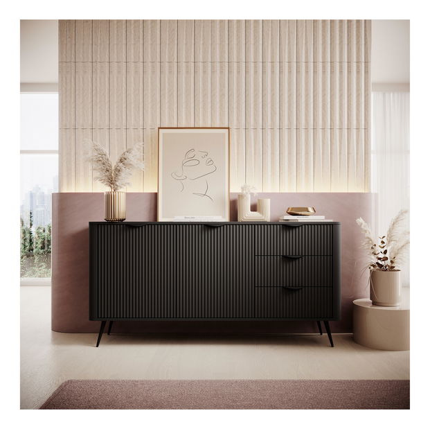 Komoda Lethe II (černá)