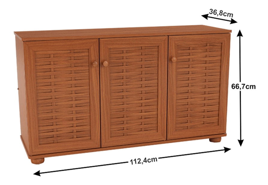 Botník (skříňka na boty) Fembi-02 (třešeň americká)