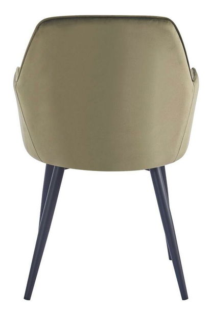 Designové křeslo Ilgano (zelená + černá)