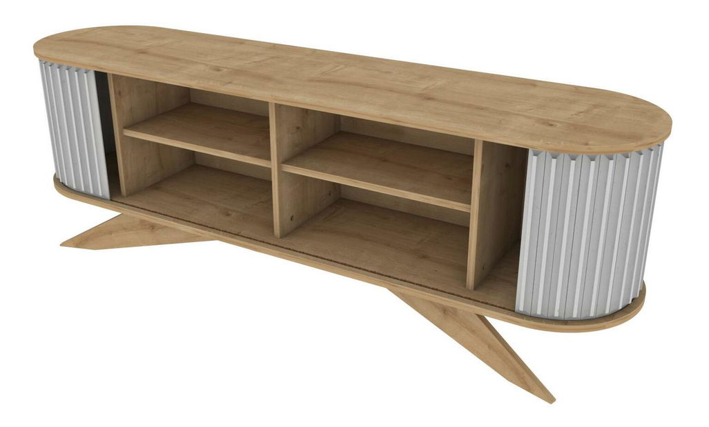 TV stolek/skříňka Stark 180 (dub safírový + bílá)