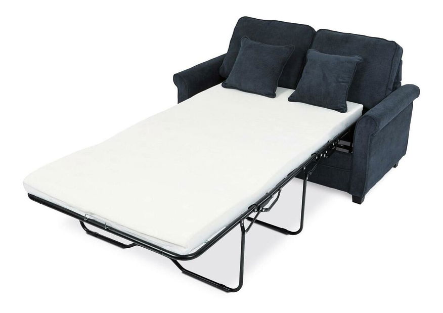 Rozkládací pohovka Amortajadas (tmavě modrá)