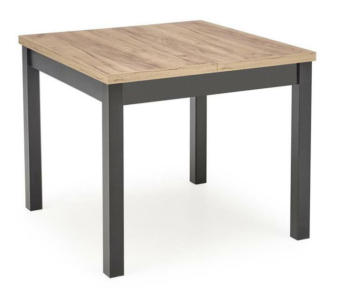 Rozkládací jídelní stůl 90-125 cm Tango (černá) (pro 4 osoby)