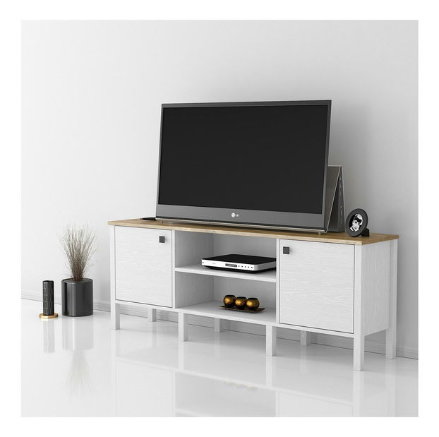 TV stolek/skříňka Franc 17 (bílé dřevo)