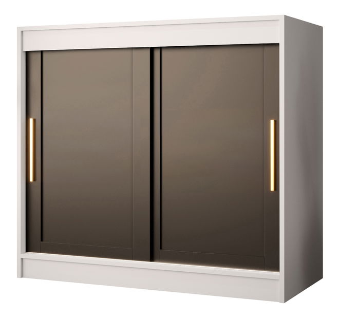 Skříňka Riven 100 (bílá matná + černá matná)