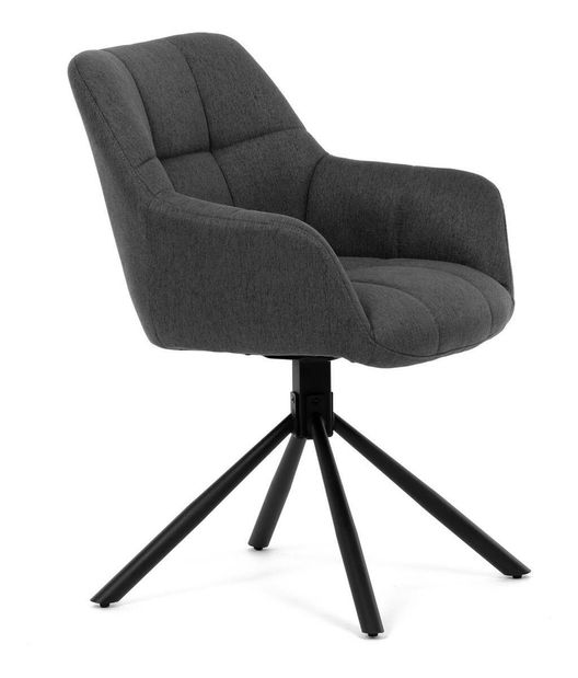 Jídelní židle Hogares (tmavě šedá)