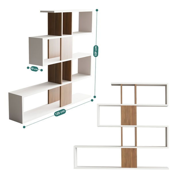 Regál Karci 2 (ořech)