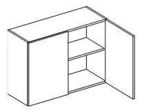 Horní kuchyňská skříňka Nora W80