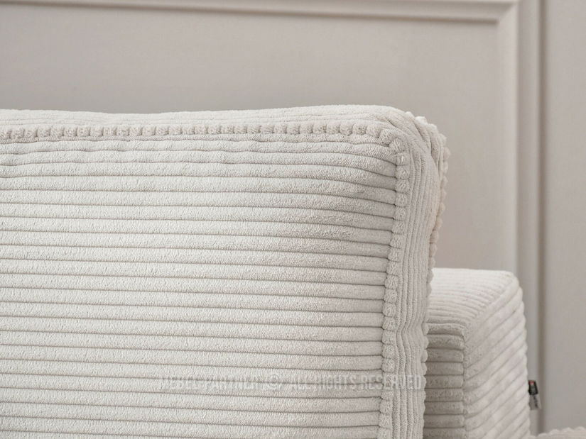 Rohová sedačka Cerebral (krémová + černá)