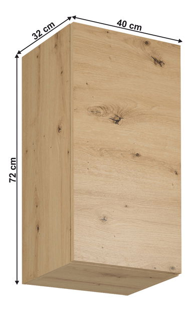 Horní kuchyňská skříňka G40 Langari (dub artisan) (L)