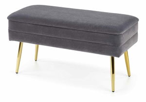 Taburetka Velen (šedá + zlatá)