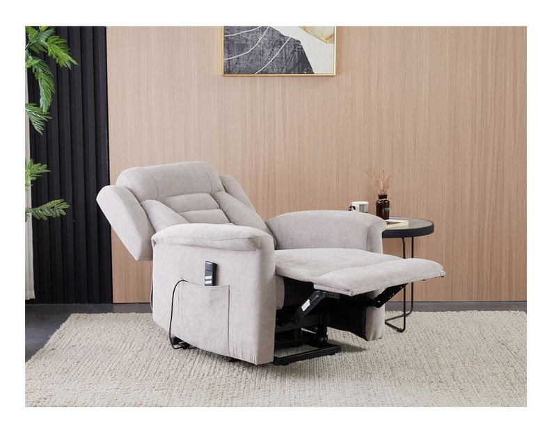 Polohovací křeslo Tonta (lanýžová)