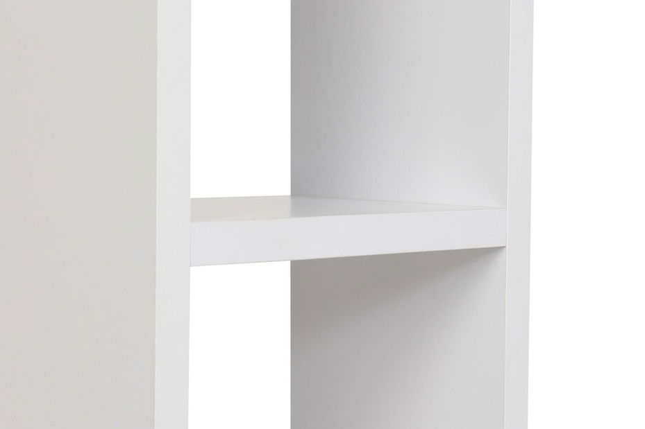 Stojanová lampa s policemi Astaresta 3 (bílá + ecru)