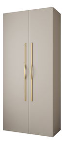 Šatní skříň 110 cm Carmela 50-2 (kašmír + zlatá)