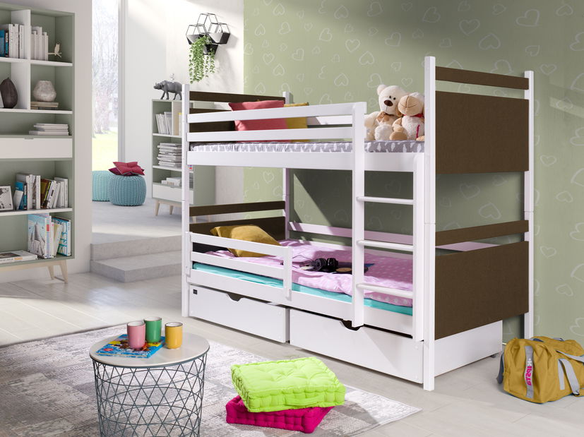 Dětská postel 90 cm Talia (s roštem a úl. prostorem) (sawana 16)