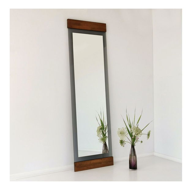 Zrcadlo cheval Vebavi (ořech + kouřová)