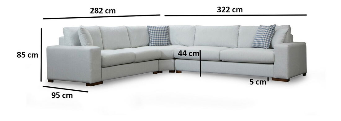 Rohová sedací souprava Lopy 11 (P)