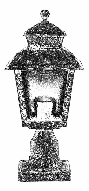 Venkovní nástěnné svítidlo Donell (hnědá)